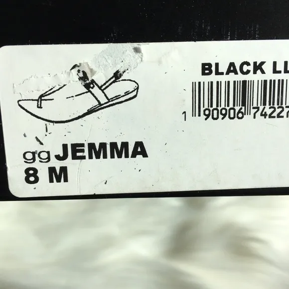 🆕 G by Guess Jemma Ornament Sling Thong Leather T Strap Sandals