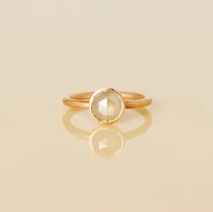 1.17 Carat One-of-a-Kind Rose Cut Grey Diamond Ring | DR86-OOAK
