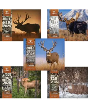 2025 Kings Calendar 5-Pack Bundle