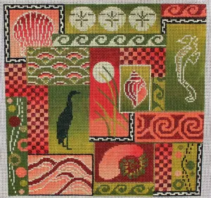 2297 Scenes of the Sea/Olive & Peach