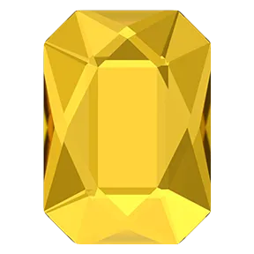 2602 Swarovski Flatback No Hotfix, Emerald Cut