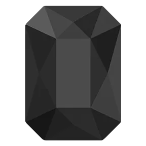 2602 Swarovski Flatback No Hotfix, Emerald Cut