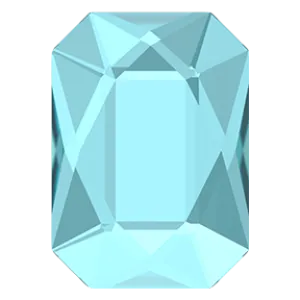2602 Swarovski Flatback No Hotfix, Emerald Cut