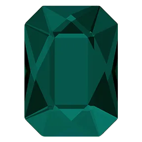 2602 Swarovski Flatback No Hotfix, Emerald Cut