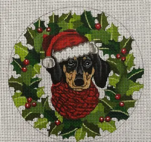 317 Daschund Christmas Ornament