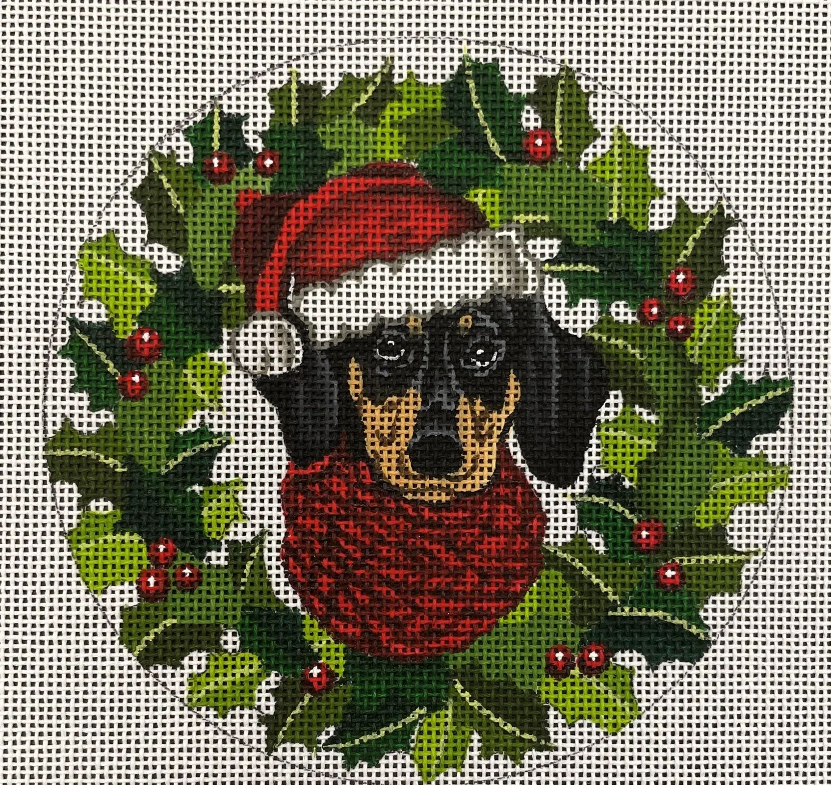 317 Daschund Christmas Ornament