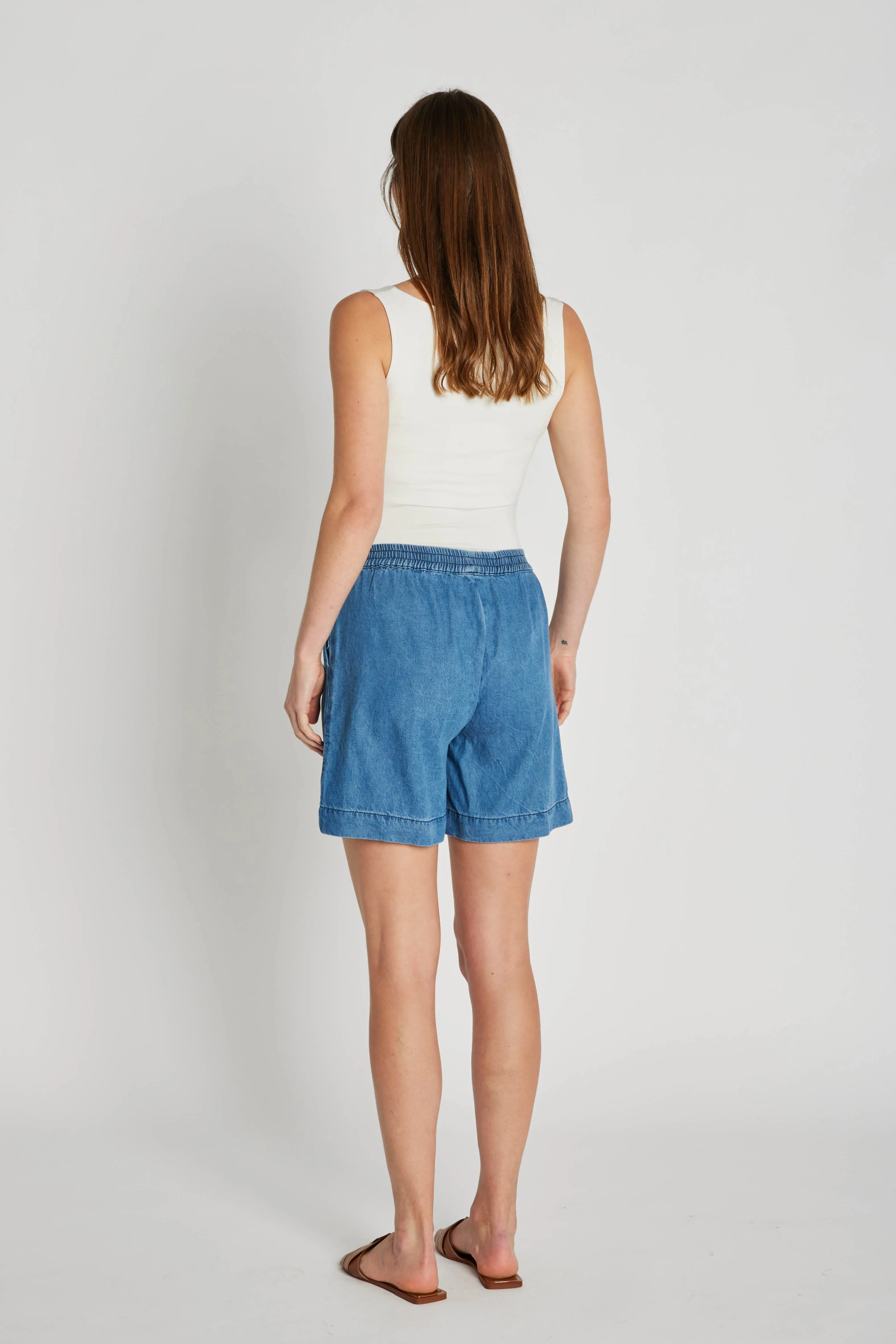 4124PBOTamala shorts - Blue denim