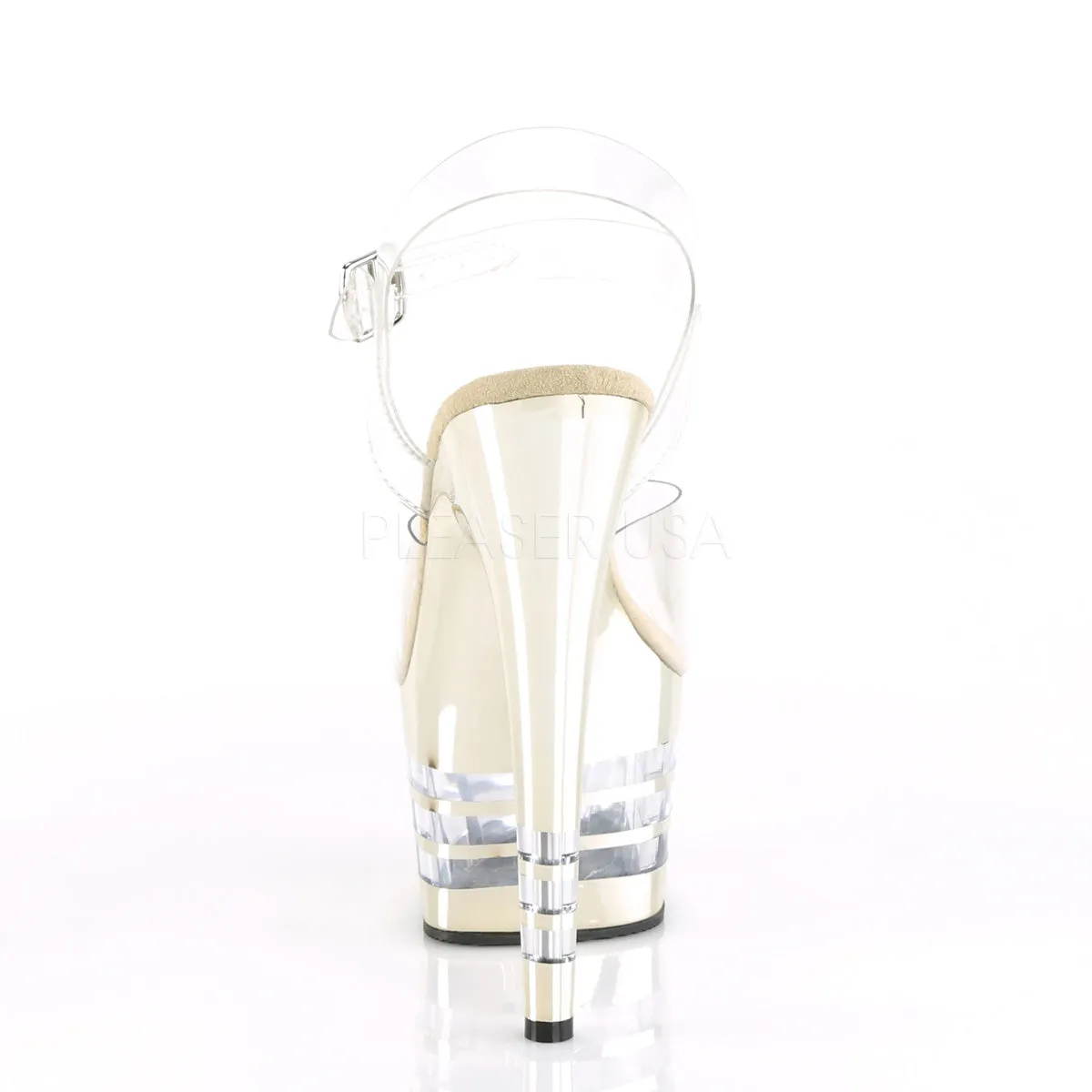 ADORE-708CHLN  Clear/Gold Chrome