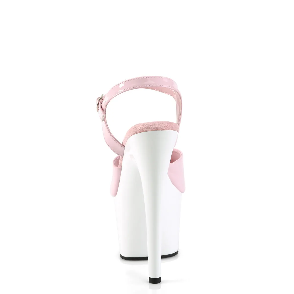 ADORE-709  Baby Pink Patent/White