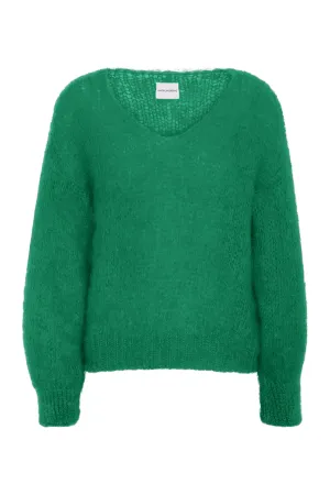American Dreams - Mohair Knit Sweater Jade Green