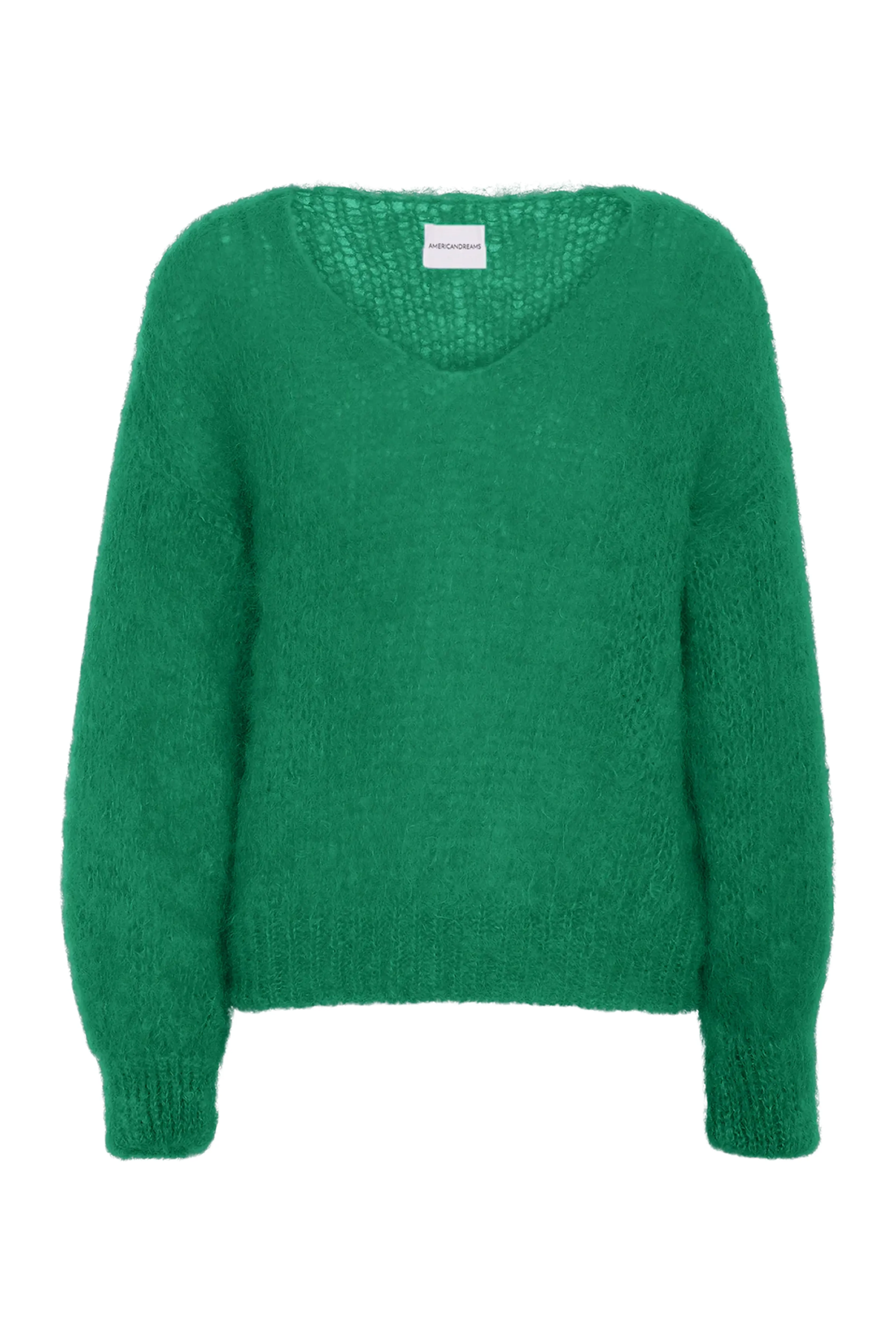 American Dreams - Mohair Knit Sweater Jade Green