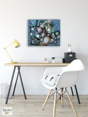 Art Print on Canvas 'Galaxy A'