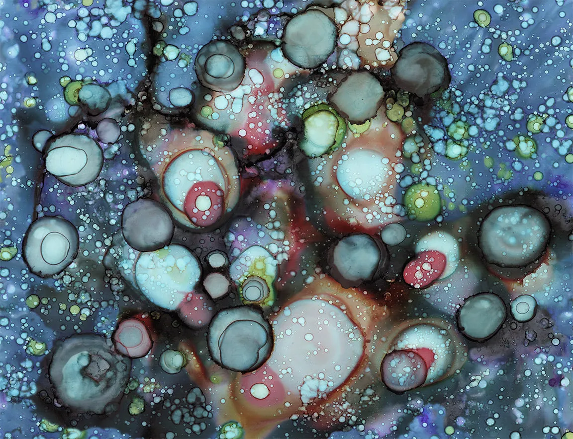 Art Print on Canvas 'Galaxy A'