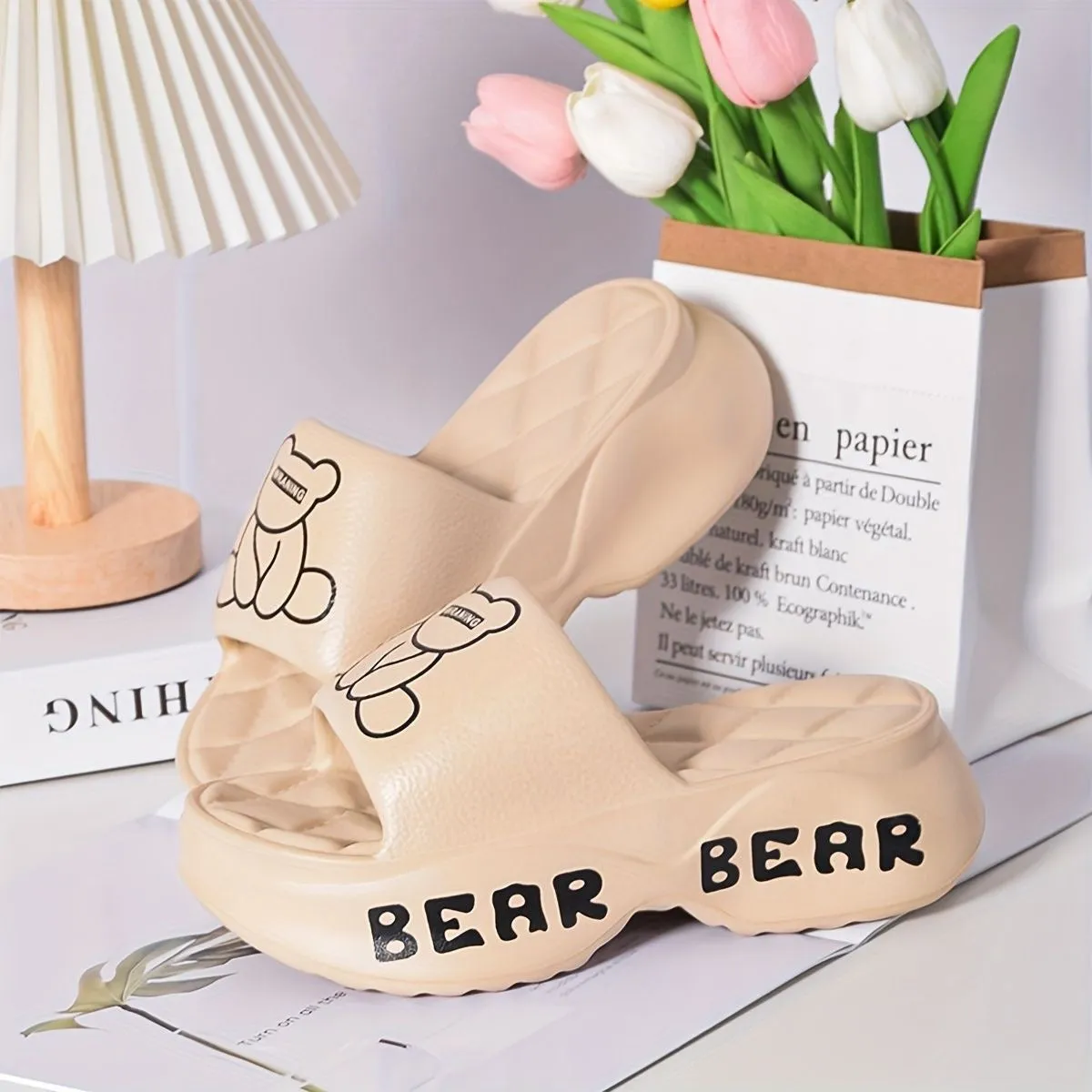Bear comfy slipper