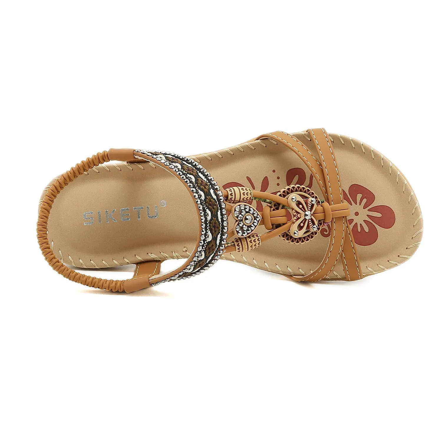 Boho Inspired Slingback Sandals - Siketu