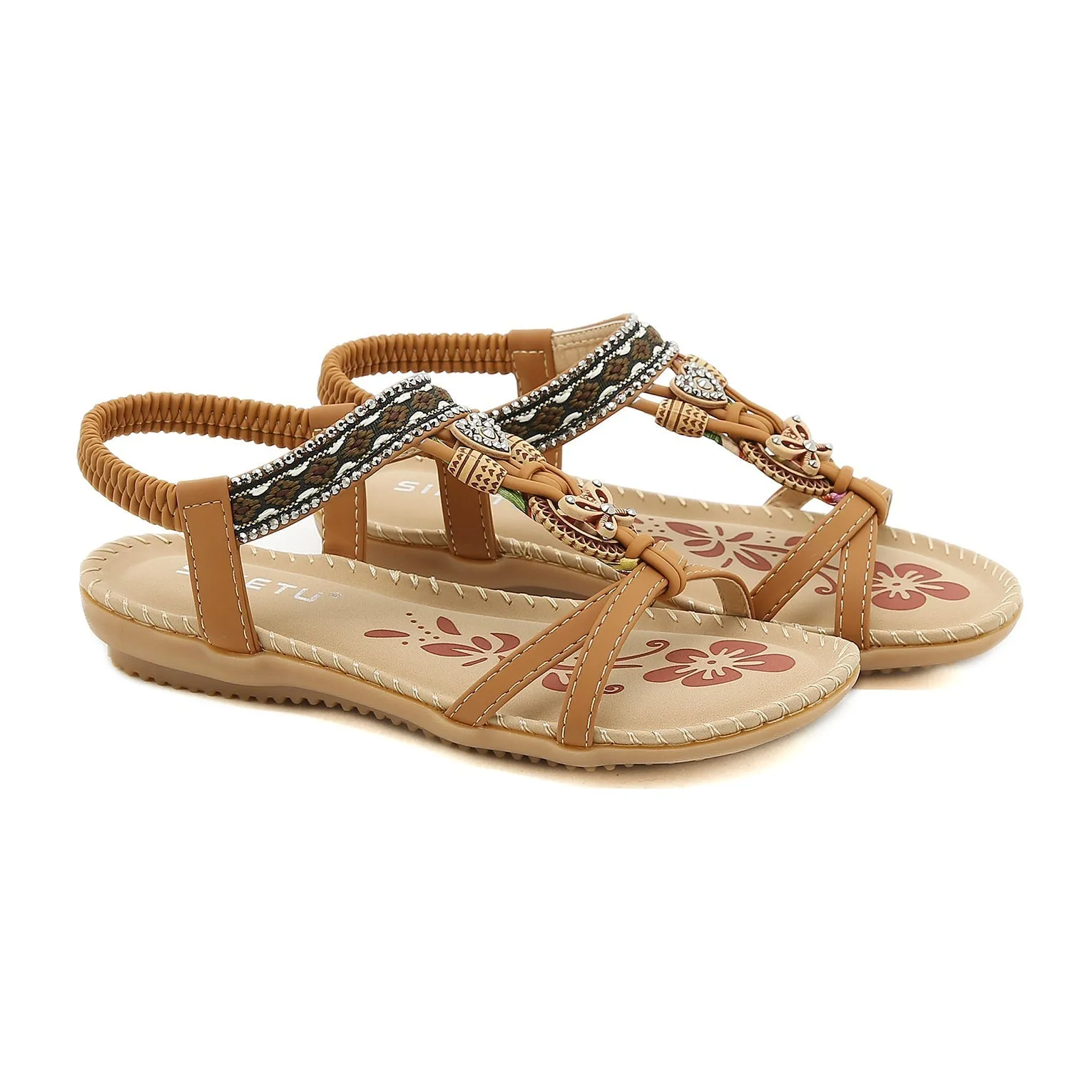 Boho Inspired Slingback Sandals - Siketu
