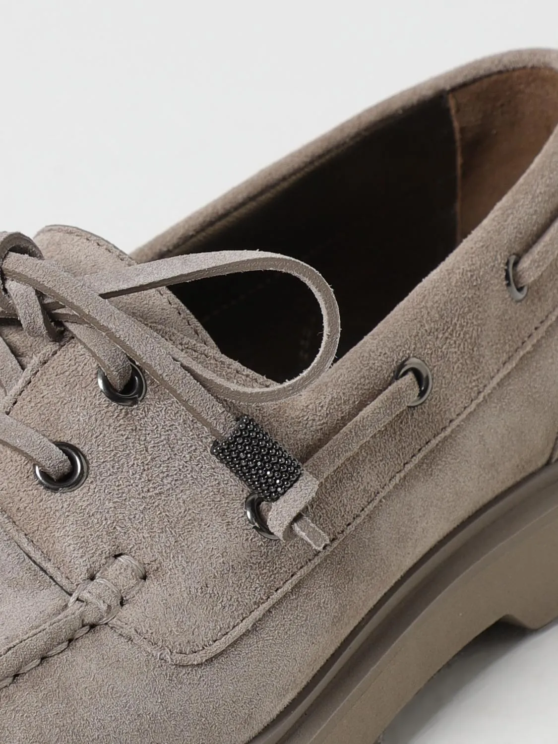 Brunello Cucinelli Loafers Woman Ice