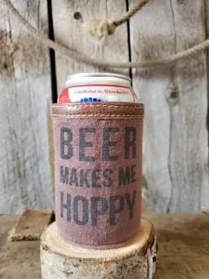 Canvas Beer Can Koozies