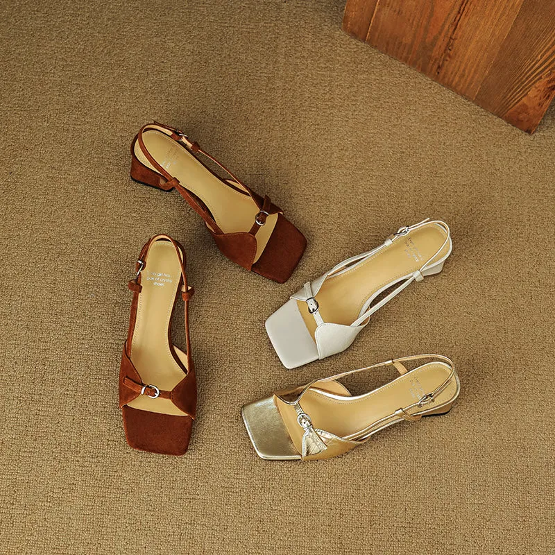 Capris Genuine Leather Sandals