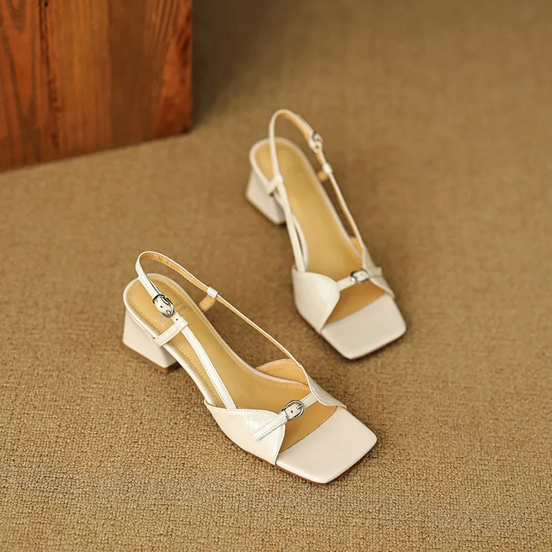 Capris Genuine Leather Sandals