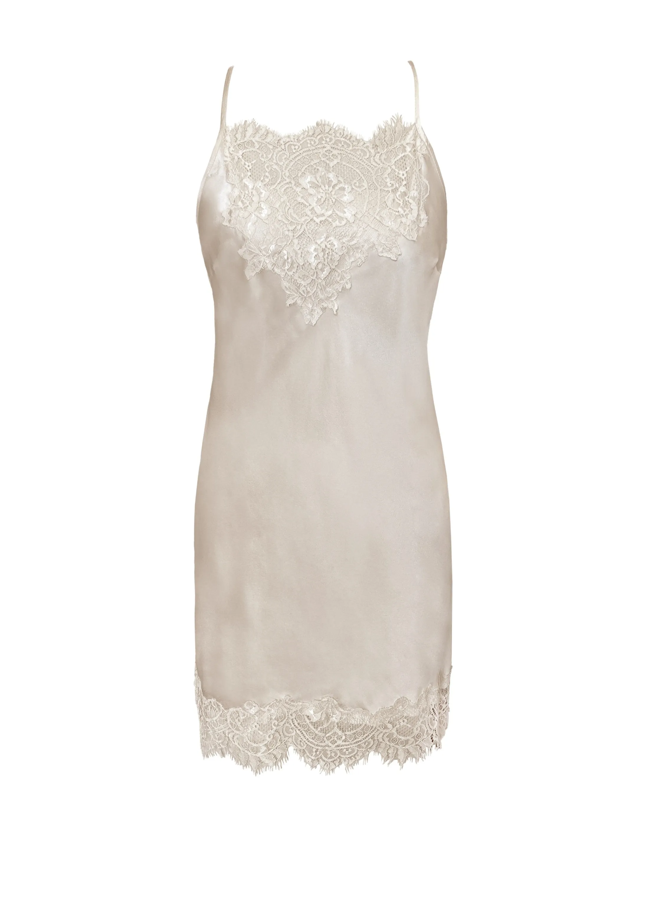 Chantal Bias Short Dress Pearl