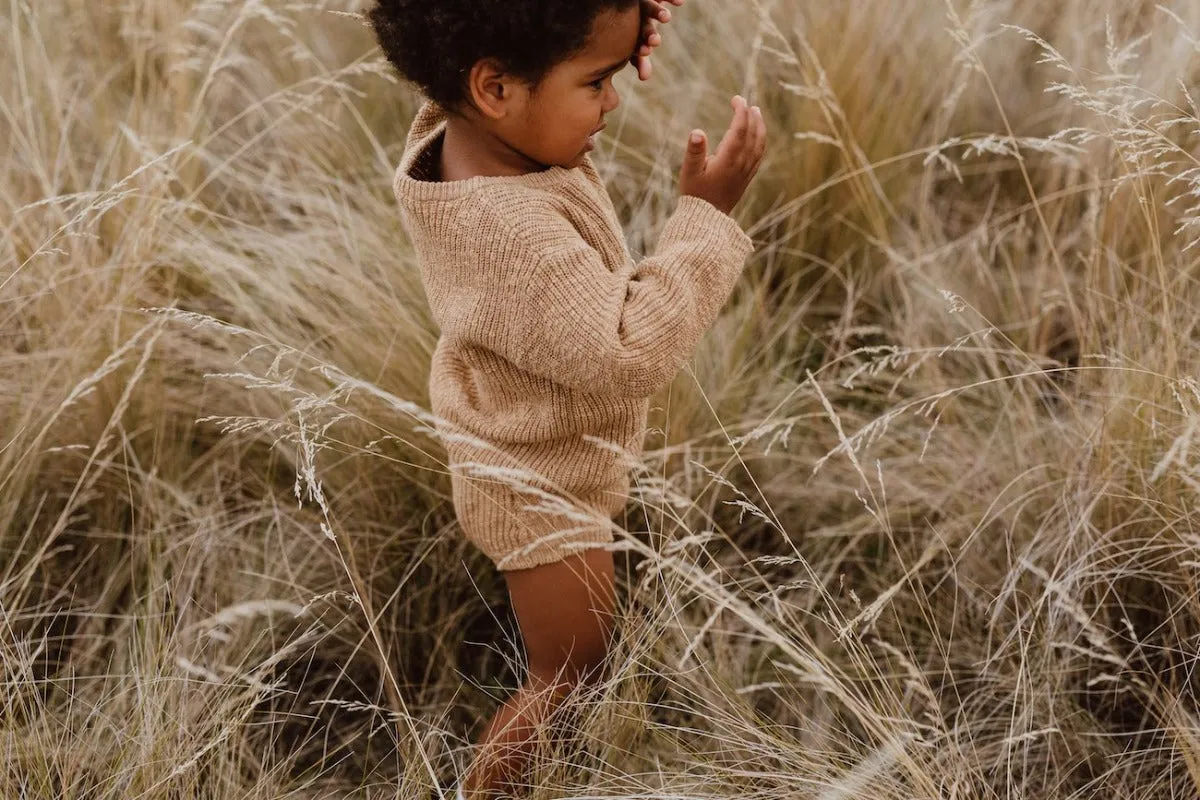Chunky Rib Bloomers - Brown