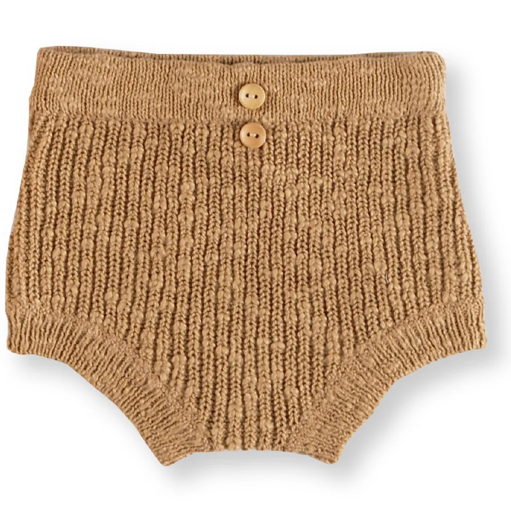 Chunky Rib Bloomers - Brown