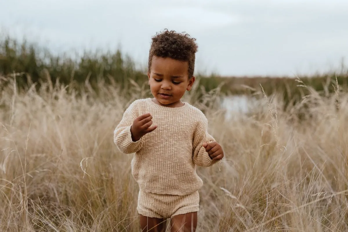 Chunky Rib Bloomers - Tan