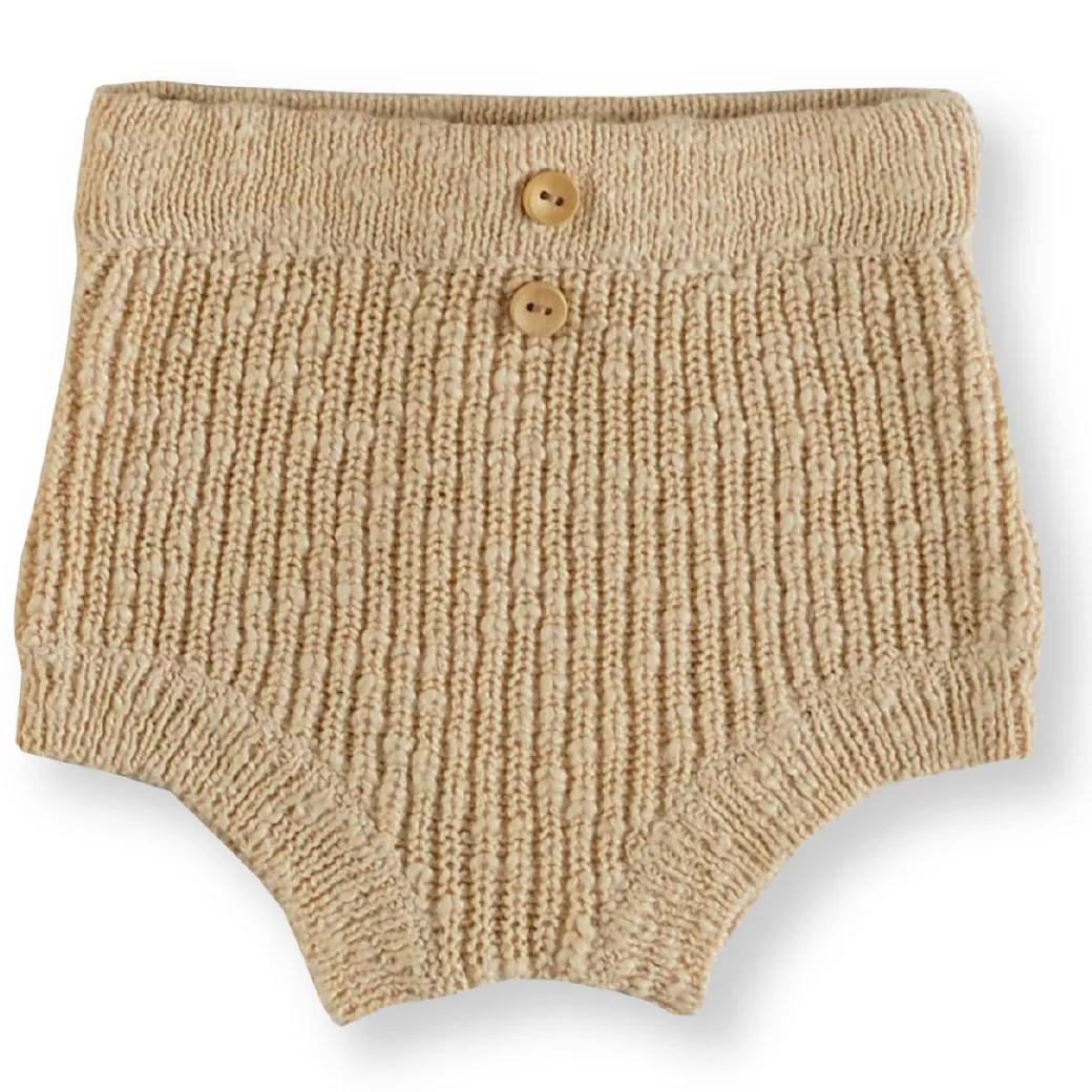 Chunky Rib Bloomers - Tan