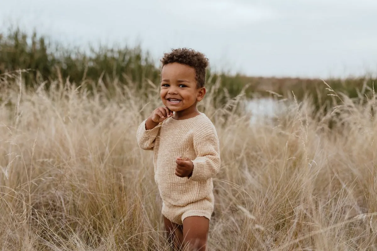 Chunky Rib Bloomers - Tan