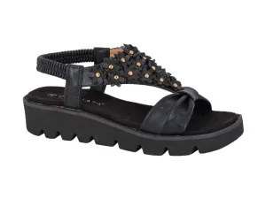 Cipriata L417A Womens Floral Elasticated Sling Back Sandal