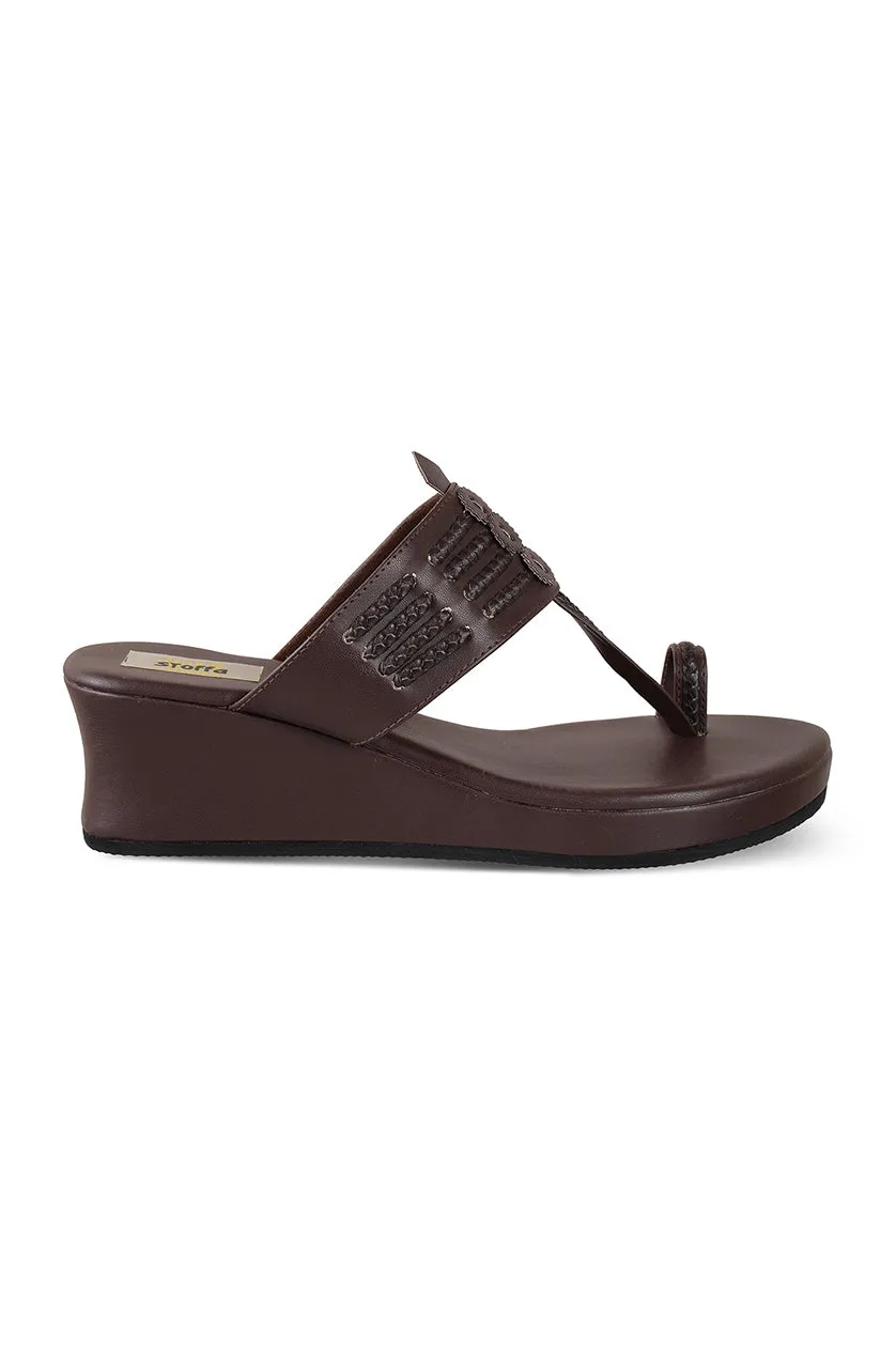 Classic Low K Wedge Taupe