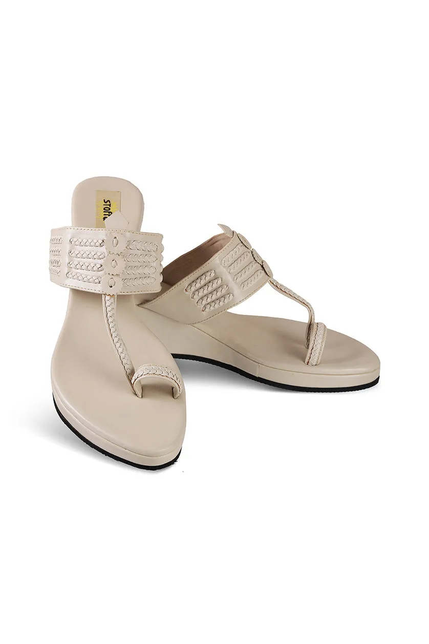 Classic Low K Wedge Taupe