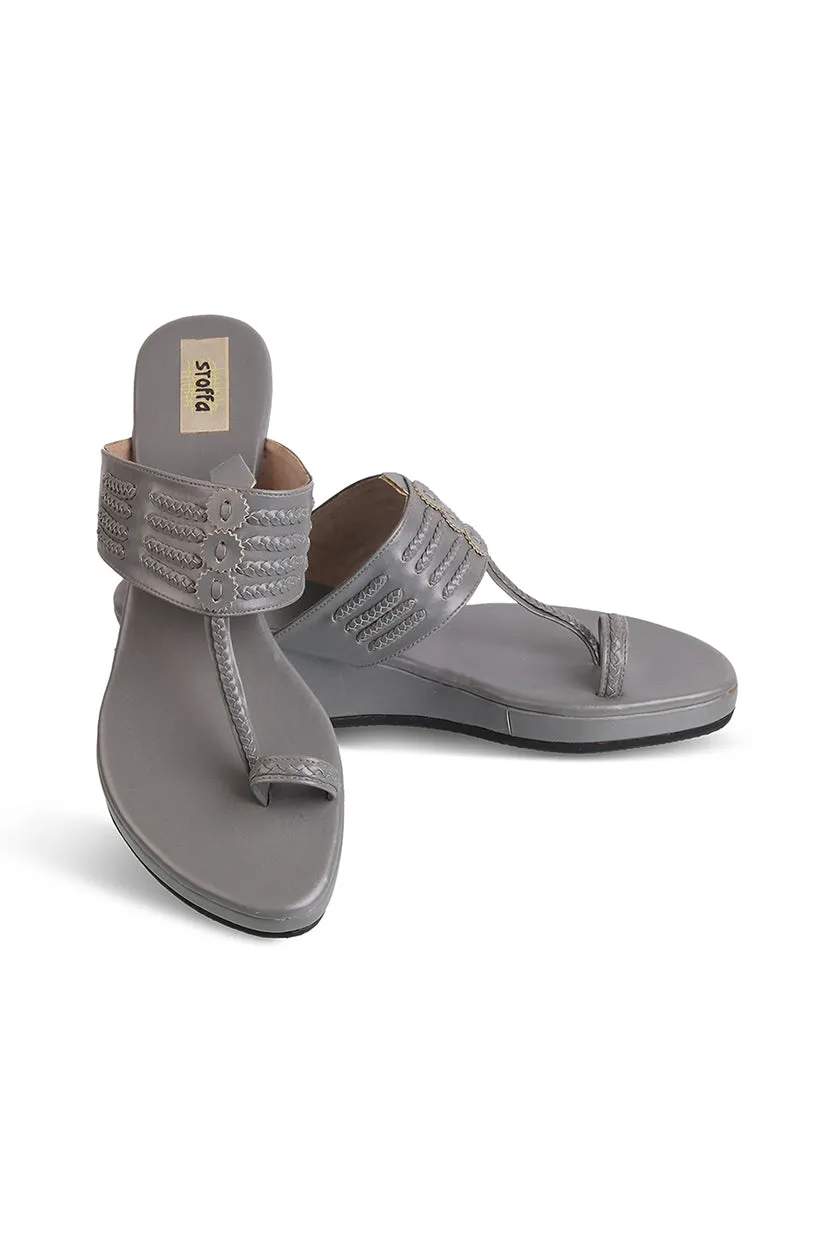 Classic Low K Wedge Taupe