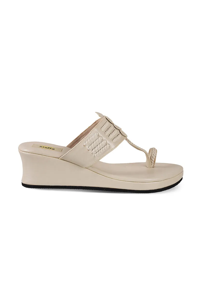 Classic Low K Wedge Taupe