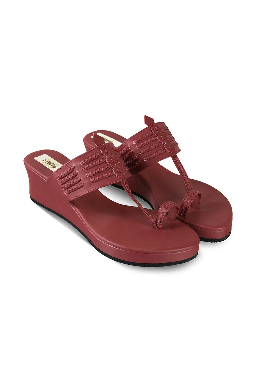 Classic Low K Wedge Taupe