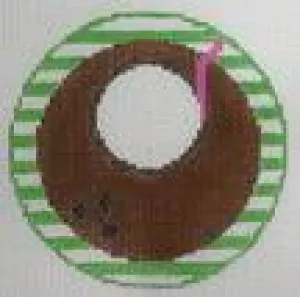 Coconut Monogram Round