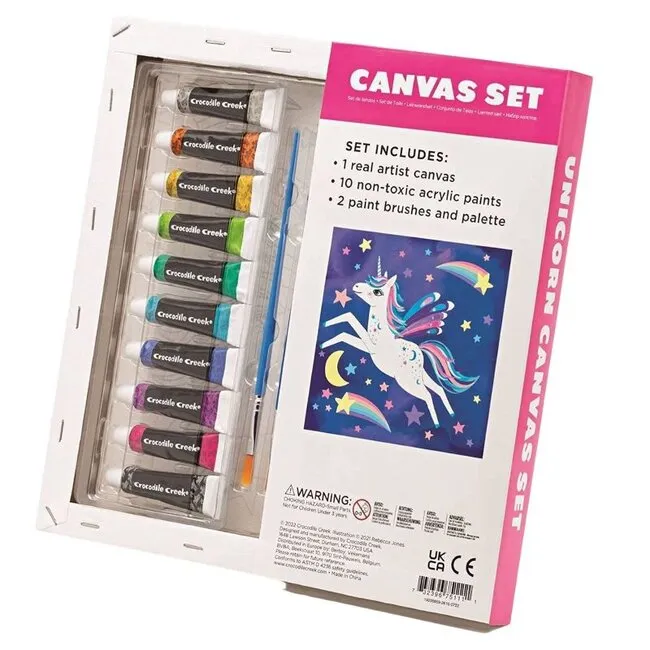 Crocodile Creek Creativity - Canvas Unicorn