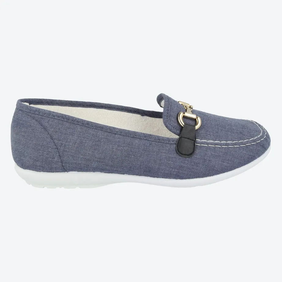DB Alpha Canvas-Schuhe für Damen in weiter Passform