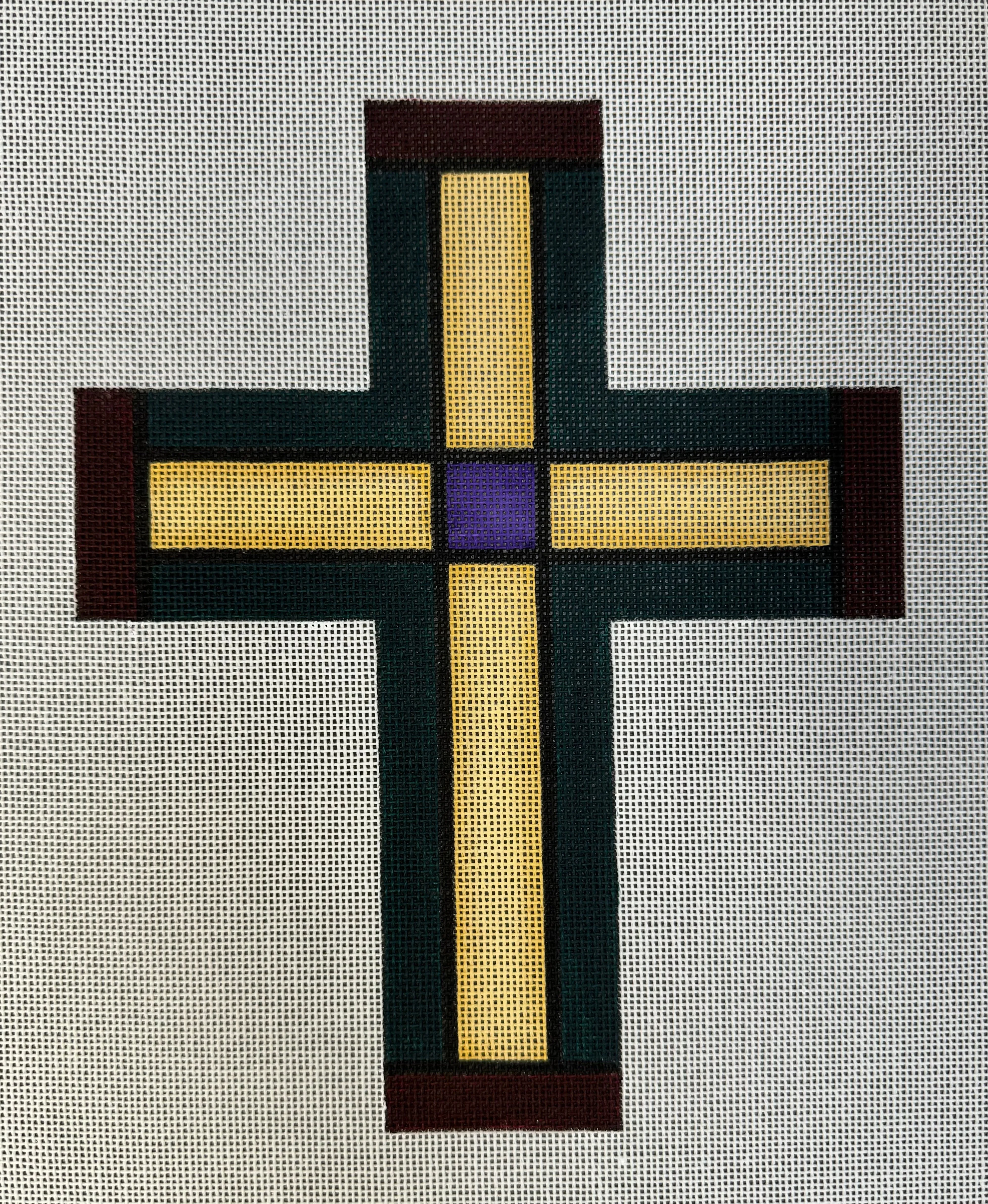 DD-222 Stained Glass Cross