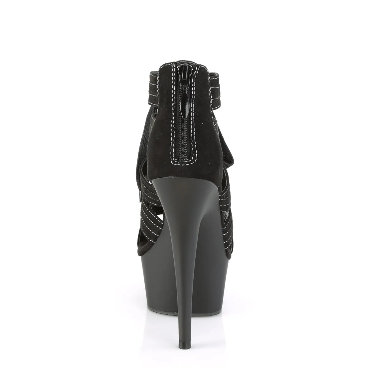 DELIGHT-693  Black Microfiber/Black Matte