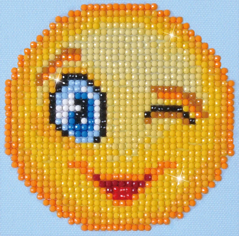 Diamond Dotz Printed Fabric Kit Needlecrafts 10.2cm x 10.2cm - Select Design