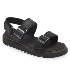 Dr Martens Kyle J Big Girls Black Sandals size US 4, UK 3, EU 36