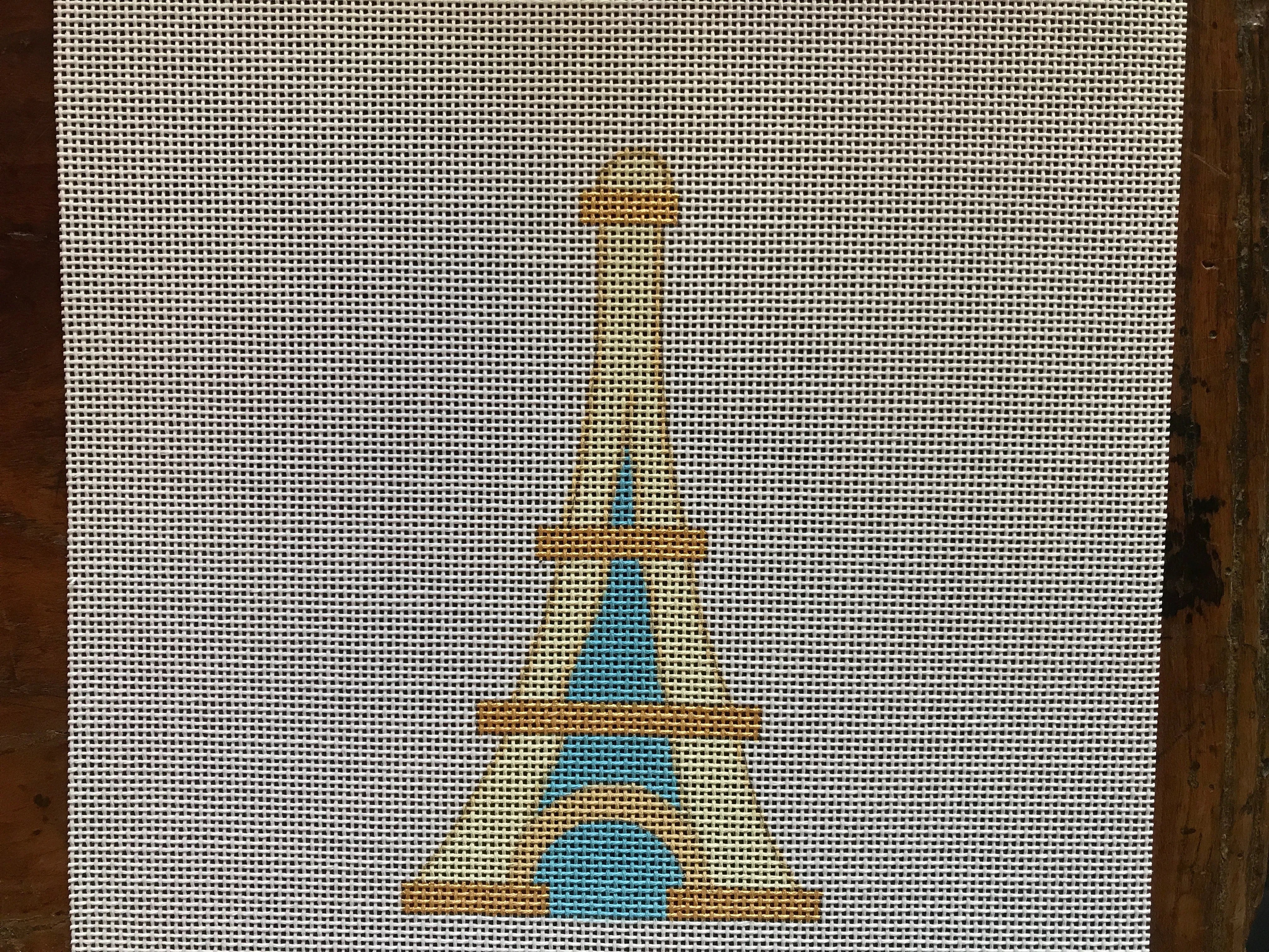 EIFFEL TOWER #4 Painted Canvas by Raymond Crawford
