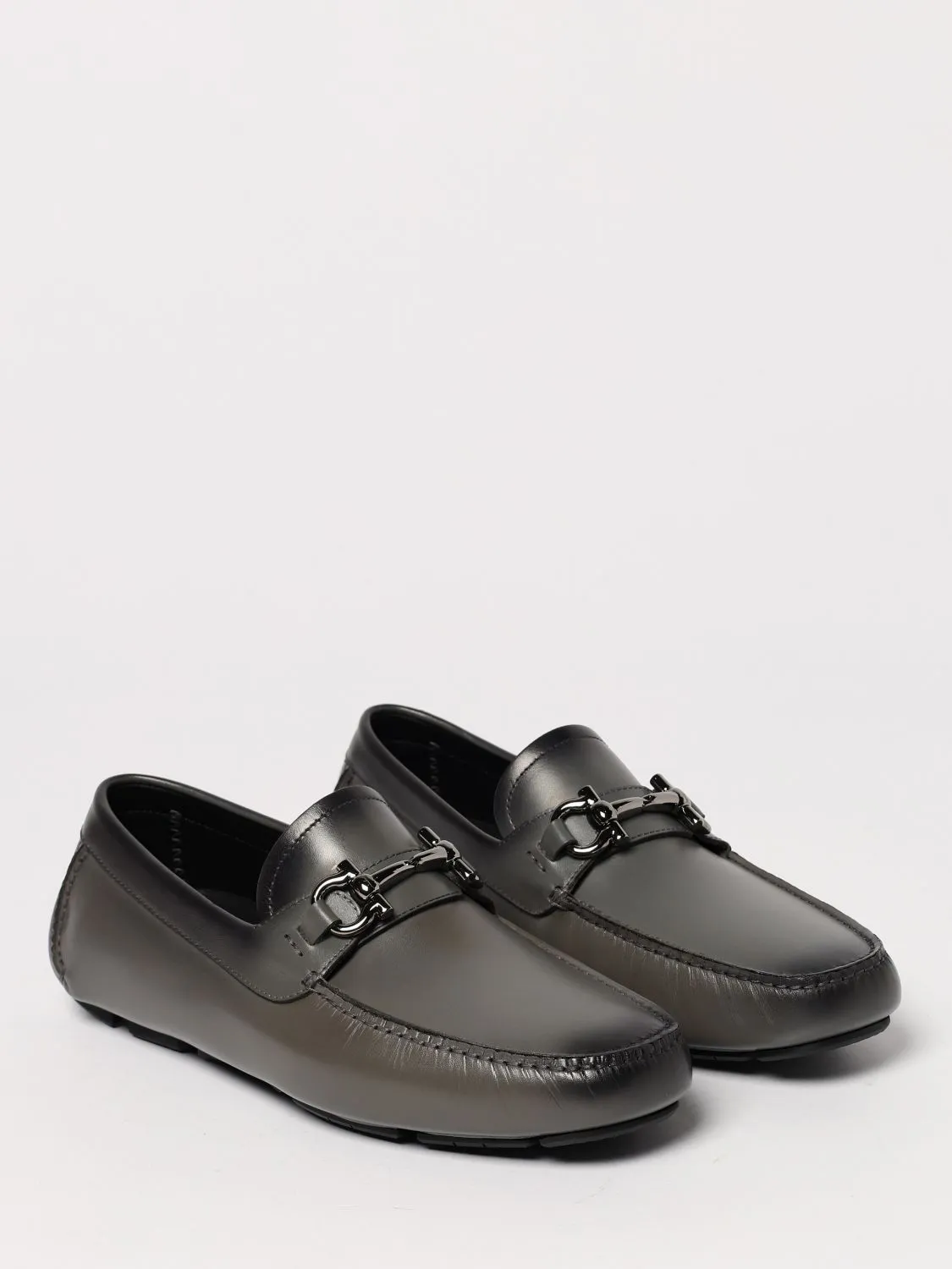 Ferragamo Loafers Men Grey