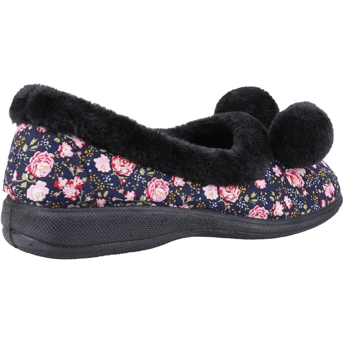 Fleet & Foster Goldfinch Pom Poms Ladies Slippers
