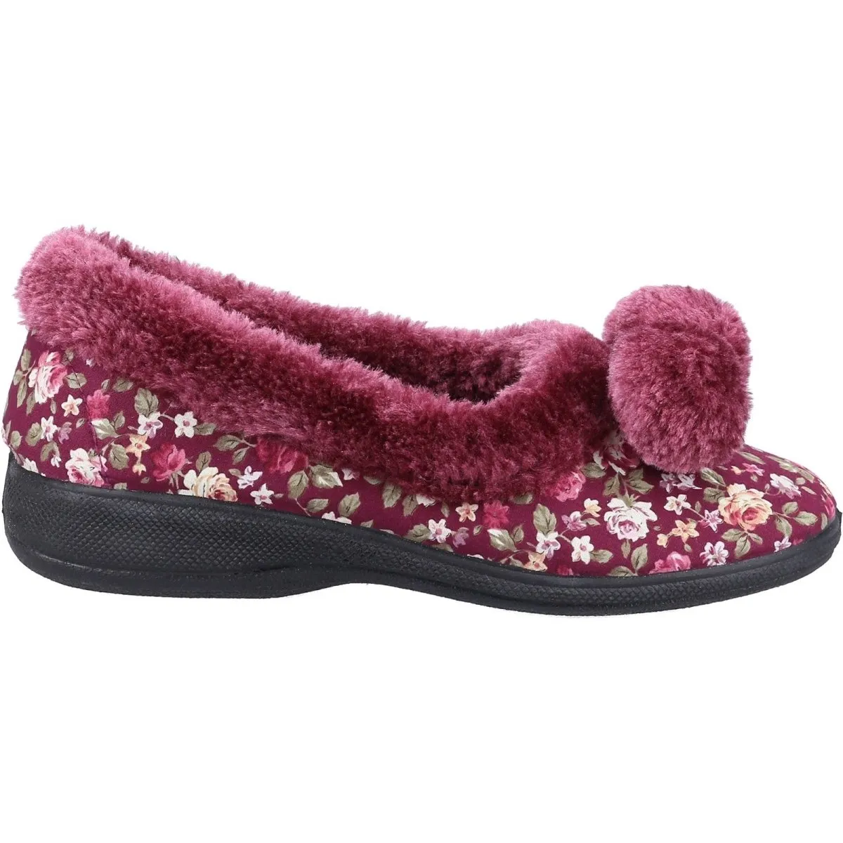 Fleet & Foster Goldfinch Pom Poms Ladies Slippers