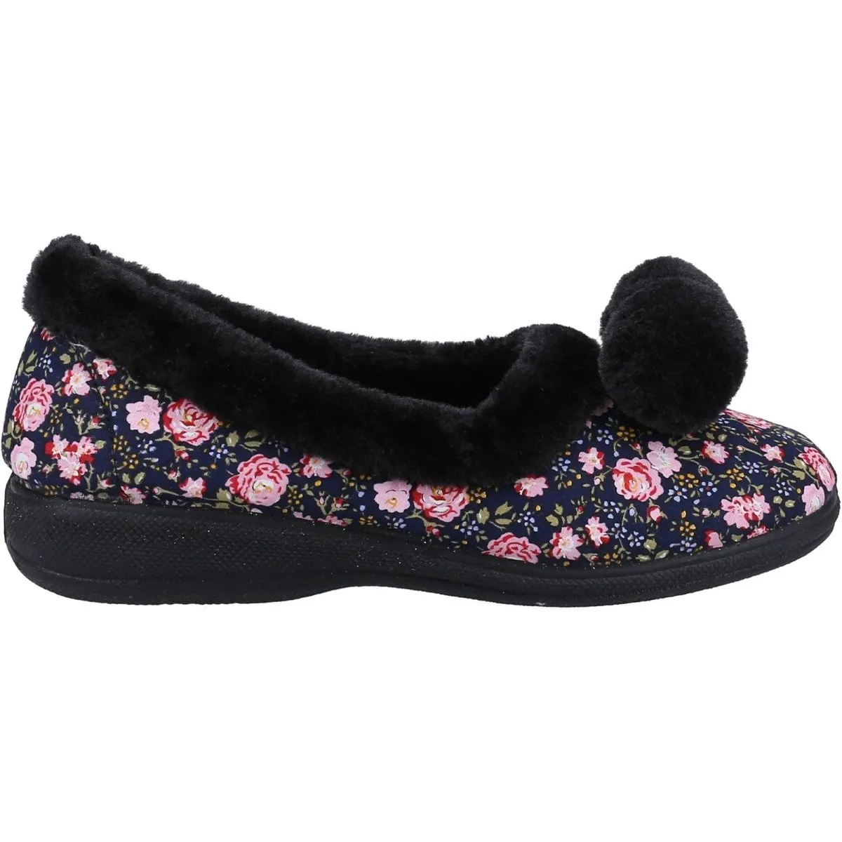 Fleet & Foster Goldfinch Pom Poms Ladies Slippers