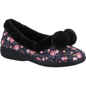 Fleet & Foster Goldfinch Pom Poms Ladies Slippers