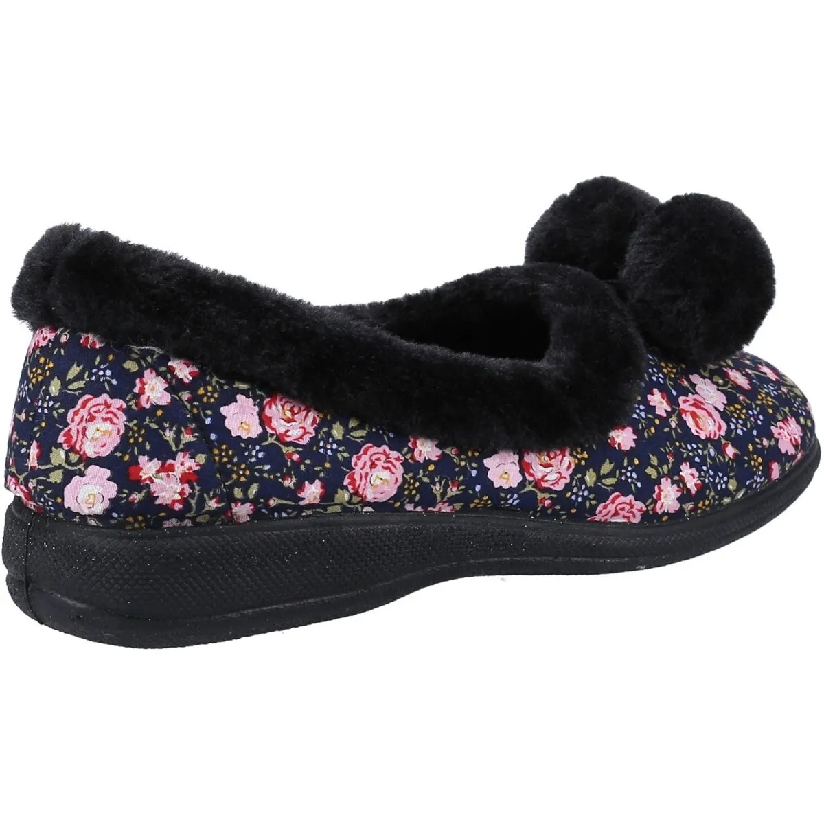 Fleet & Foster Goldfinch Pom Poms Ladies Slippers